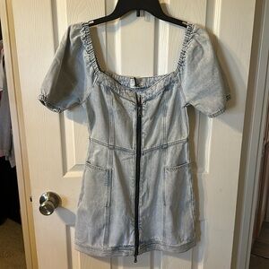 Denim dress size small